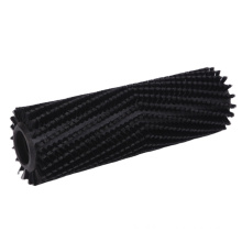 High Quality Black Zigzag PP Sweeper Roller Brush for Floor Scrubber in Factory